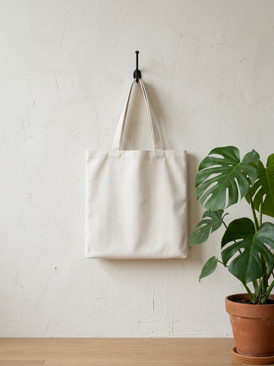 ZEE APPAREL Blank Cotton Canvas Tote Bags, Natural Reusable Shopping Bags for DIY Crafts, Painting, Printing, Embroidery, Gifts, Parties, Weddings & Everyday Use